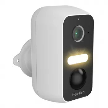Safer 3L, telecamera di videosorveglianza IP, per esterni, senza fili, Amazon Alexa e Google Assistant, montaggio a parete