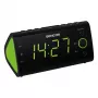 Radio sveglia SENCOR SRC 170GN – radio sveglia FM con doppia sveglia, display LED da 1,2 pollici, temperatura interna, funzione snooze (nero)
