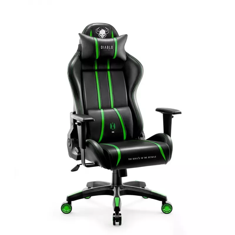 Sedia gaming Diablo X-One 2.0 Normal Size nero, verde