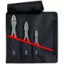 Borsa a rullo Knipex TwinGrip set pinze a presa frontale, 3 pezzi, lunghezze 150/200/250 mm, rosso