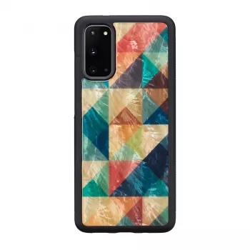 Custodia protettiva iKins per Samsung Galaxy S20 — Mosaic nero