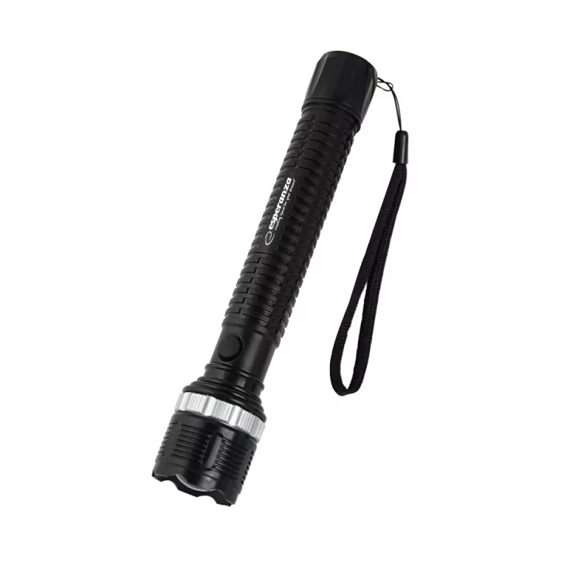 Torcia tascabile ESPERANZA Epione XL LED 1.2W 100 lm 100 m nero, a batterie R20 (3)