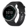 Cinturino in silicone FIXED per Garmin QuickFit 20 mm, nero