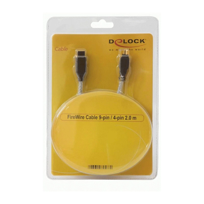 Cavo FireWire A/B DeLOCK 82589 2,0 m grigio connettore maschio/connettore maschio