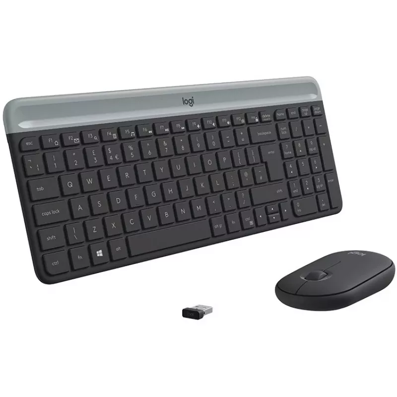 Combo tastiera e mouse Logitech MK470 sottile Combo