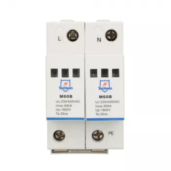 Scaricatore di sovratensione M60B2, 2P 1F 60kA corrente impulsiva max.
