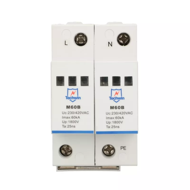 Scaricatore di sovratensione M60B2, 2P 1F 60kA corrente impulsiva max.