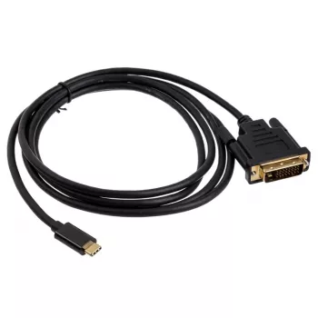 Cavo DVI Akasa AK-CBCA10-18BK 1,8 m DVI-D nero