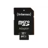 Intenso Performance - scheda di memoria flash (microSDXC con adattatore SD) - 64GB - UHS-I U1 / Class10 - microSDXC UHS-I (3424490)