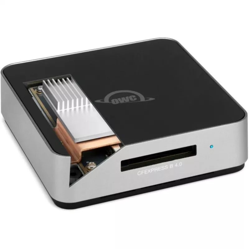 OWC OWCTCCFXB4RDR lettore di schede – USB 3.2 Gen 2 Type-C, CFexpress/SD/SDXC, nero, 8256 Mbit/s