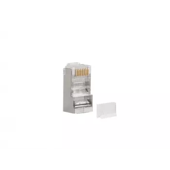 Connettore RJ-45 LANBERG PLS-6000 Cat6 F/UTP traslucido bianco, confezione da 100