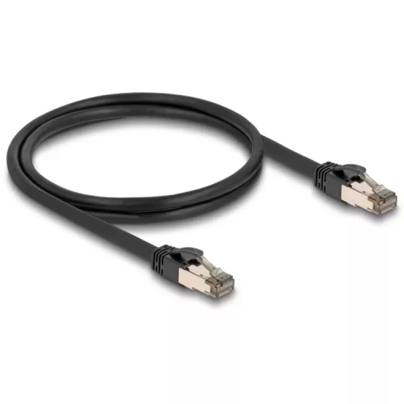 Cavo di rete DELOCK 80240 Cat6a U/FTP (STP) RJ-45–RJ-45, 1 m, nero