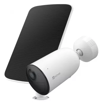 Telecamera di sorveglianza IP Wi-Fi a batteria EZVIZ CB3 2K, 3 MP (2304x1296), 5200 mAh, IP65, pannello solare incluso