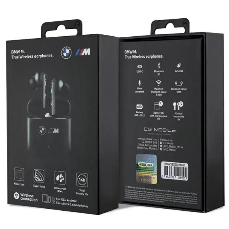 Cuffie Bluetooth TWS BMWSES20MAMK nero