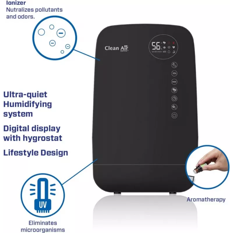 Umidificatore con IONIZZATORE/CA-607BSMART Clean Air Optima
