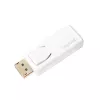Adattatore di genere LogiLink CV0100 DisplayPort a HDMI bianco