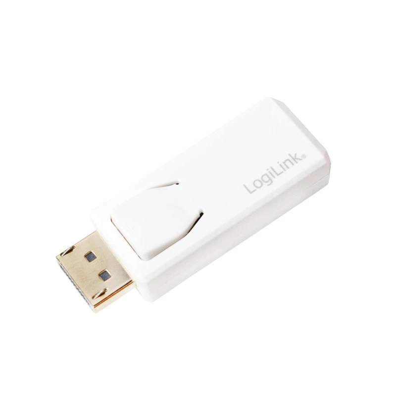 Adattatore di genere LogiLink CV0100 DisplayPort a HDMI bianco