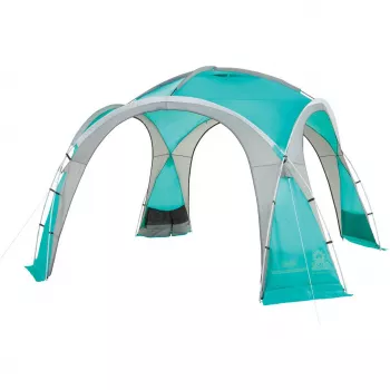 Event Dome Shelter XL, 4,5 x 4,5m, gazebo azzurro/grigio