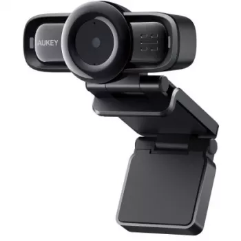 Aukey PC-LM3 Stream Series webcam Full HD con autofocus e sensore CMOS da 1/3 di pollice nera