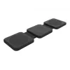 Caricabatterie pieghevole wireless FIXED FIXFLE-SA-BK 3-in-1 per Samsung — caricabatterie portatile compatto per telefono, auricolari, dispositivi indossabili