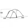 Easy Camp Setesdal 4 tenda a cupola/igloo verde