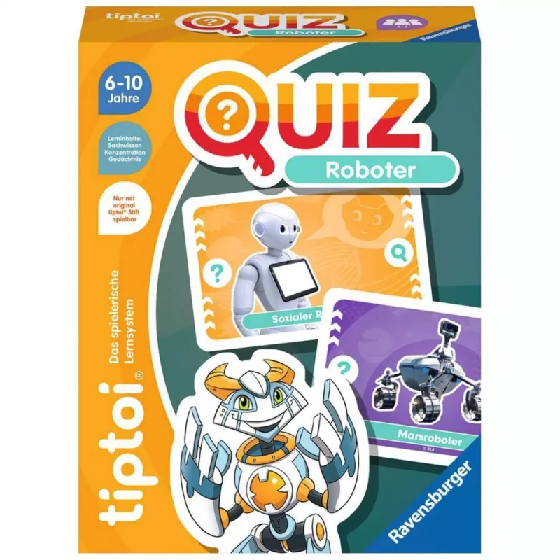 tiptoi Quiz robot, gioco quiz
