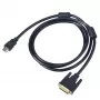 Cavo HDMI-DVI-D Akyga AK-AV-11 (24+1), 1,8 m, nero