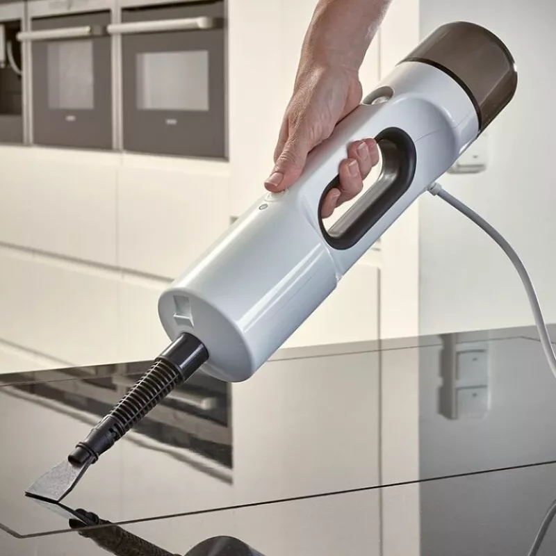 Pulitore a vapore portatile Severin SC 7142 0,4 L 1500 W antracite bianco
