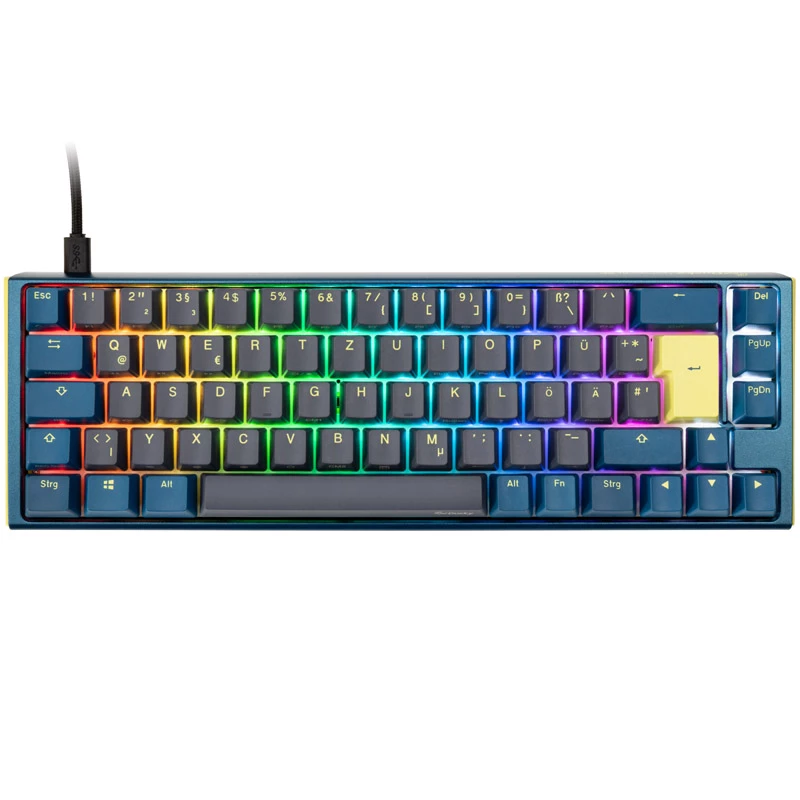 Tastiera Ducky One 3 SF DayBreak gaming USB Tedesco nero blu