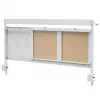 Pannello divisorio da scrivania Ergo Office ER-300 W, larghezza 1250 mm, carico massimo 10 kg