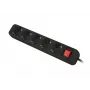 Prolunga elettrica Lanberg PS1-05F-0300-BK 3m 5 prese per interni nero