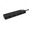 Hyper HyperDrive Flex HD4101BKGL hub USB-C a 5 porte (2x USB-A, 1x USB-C, 1x HDMI), nero