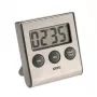 GEFU CONTARE timer da cucina digitale nero, acciaio inox