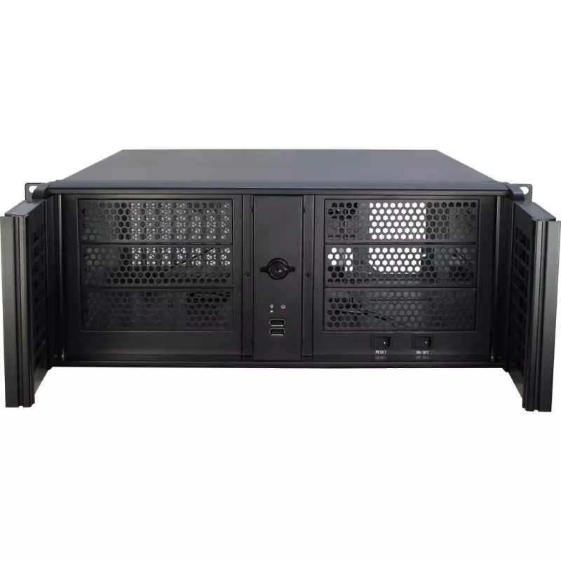 Case server Inter-Tech 4U-4098-S rack nero