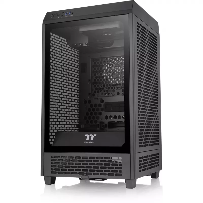 The Tower 200, Case Tower nero, vetro temperato