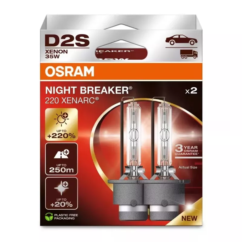 Lampada HID Xenon automotive Ledvance D2S 85V 35W P32D-2 4500K