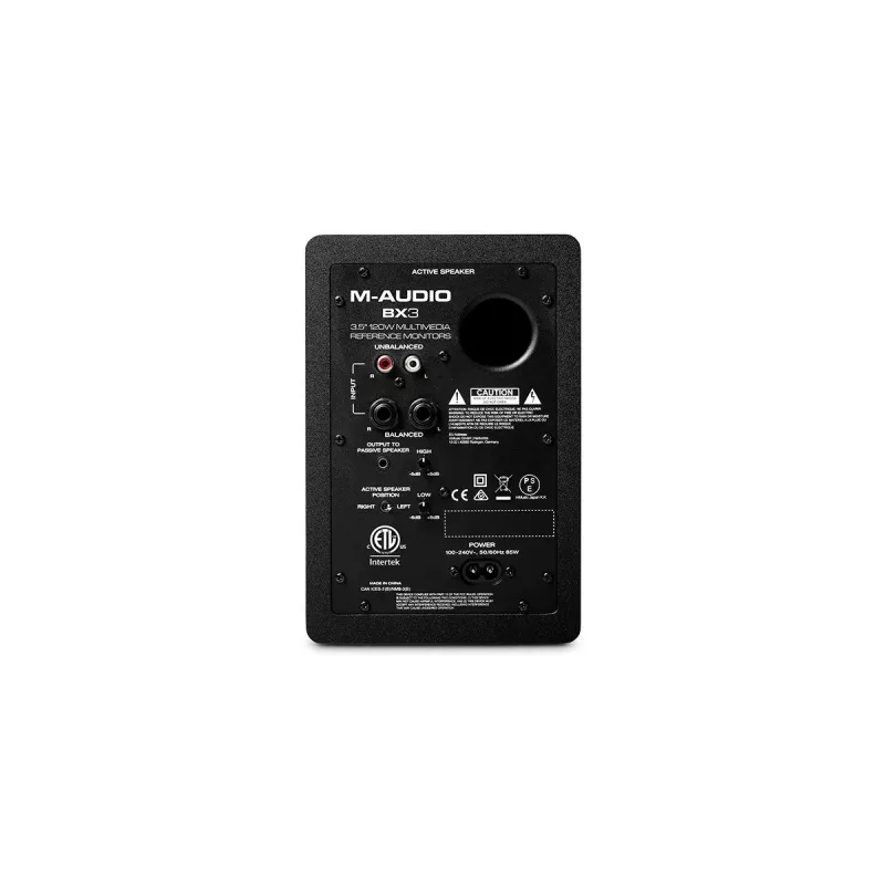 M-Audio BX3 monitor da studio attivi, coppia, 50 W, cablati, neri