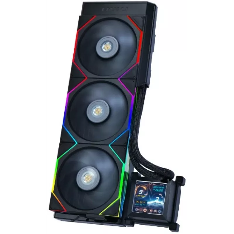 Dissipatore a liquido all-in-one Lian Li HydroShift LCD 360S 12 cm nero