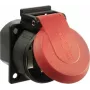 Presa AS Schwabe 45080 IP54 rossa — presa resistente alle intemperie per uso esterno