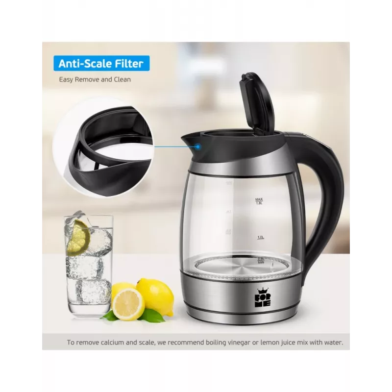 Bollitore elettrico Forme FKG-418 1,7 l 2200 W bianco