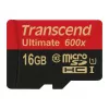 Transcend microSDHC MLC 16GB Class 10 UHS-I 600x + adattatore SD
