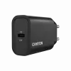 CANYON OnCharge 30CL 30 W PD caricabatterie da parete 1 porta spina EU nero