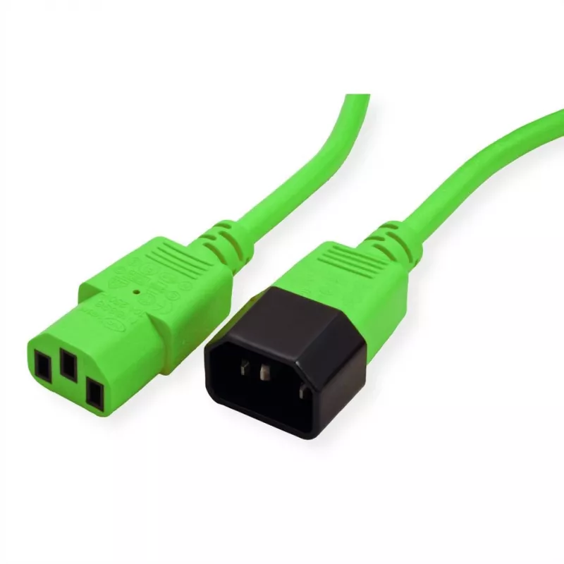 ROLINE 19.08.1534 cavo di alimentazione verde 3 m IEC 320 (19.08.1534)