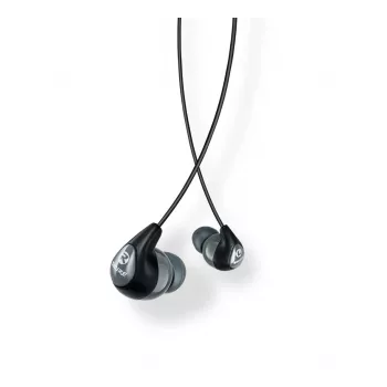 Cuffie in-ear con filo Shure SE112-GR per chiamate/musica, nero, grigio