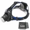 Lampada frontale ESPERANZA EOT005 — LED Cree T6, 3W, 600 lm, AA x2, corpo in alluminio, impermeabile, resistente agli urti, fascia regolabile