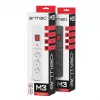 Ciabatta ARMAC MULTI M3 PROTECTING POWER STRIP, 3 prese, cavo 3 m, grigio