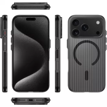 4smarts custodia Design Case Aero per iPhone 17 Pro, nero (541641)