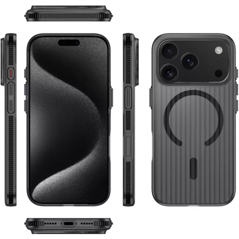4smarts custodia Design Case Aero per iPhone 17 Pro, nero (541641)