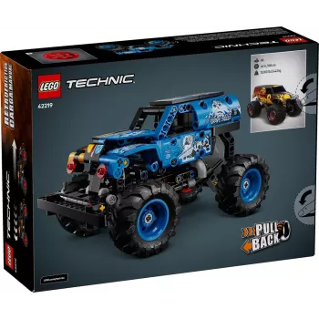 LEGO TECHNIC 42219 Monster Jam Grave Digger Fuoco e ghiaccio