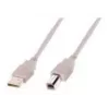 Cavo di collegamento USB Assmann, Type-A - B M/M, 3,0 m, compatibile USB 2.0, UL, beige (AK-300102-030-E)